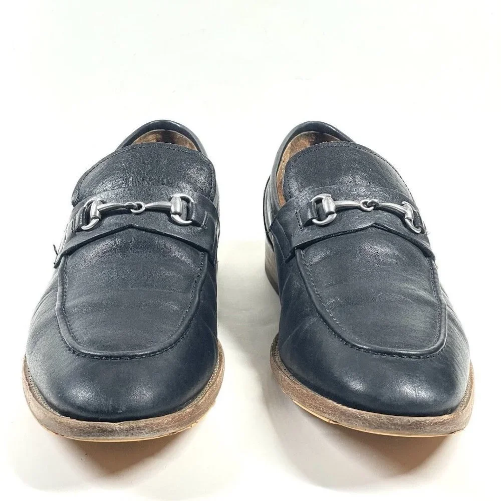 Warfield &‎ Grand 84902 Mark Horse Bit Apron Slip On Leather Loafer Shoes 10.5